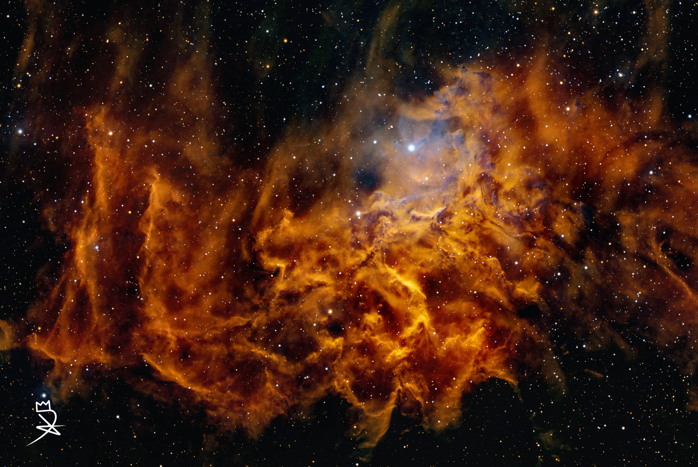 Flaming Star Nebula